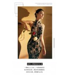 女裝禮服裙玫瑰領花掛脖魚尾裙