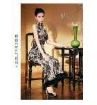 女裝禮服裙玫瑰領花掛脖魚尾裙