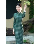 少女套裝旗袍裙披肩外套兩件套 