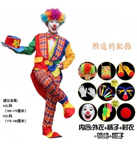 Cosplay化裝舞會小丑舞臺表演服