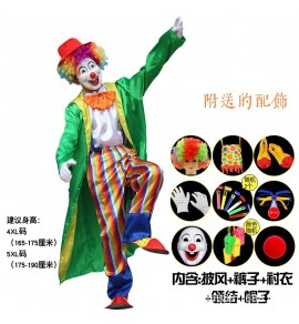 Cosplay化裝舞會小丑舞臺表演服
