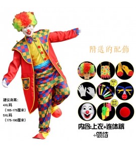 Cosplay化裝舞會小丑舞臺表演服