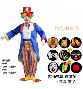 Cosplay化裝舞會小丑舞臺表演服