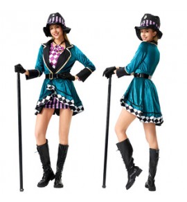 Cosplay 愛麗絲瘋帽子舞臺表演服