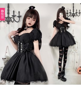 Cosplay Lolita辣妹蓬蓬裙表演服