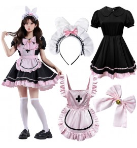 Cosplay Lolita 女僕裝動漫舞臺表演服