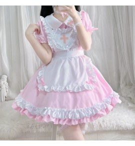 Cosplay Lolita女傭制服舞臺表演服