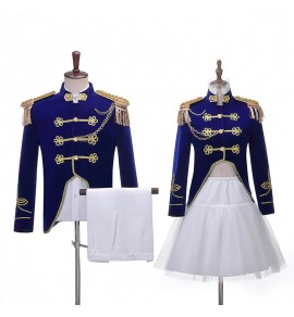 Cosplay海軍男女軍樂團舞臺演出服