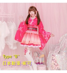Cosplay女裝和服動漫舞臺表演服