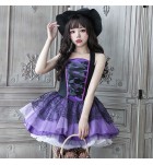 Cosplay化妝舞會吸血女巫表演服