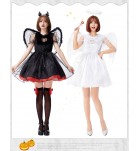 Cosplay魔鬼與天使蓬蓬裙舞臺表演服