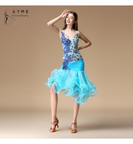 女裝拉丁舞裙子演出服裝