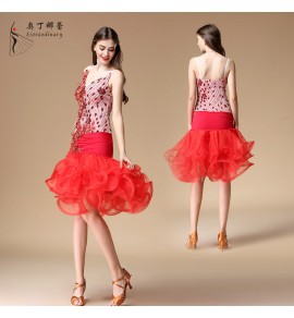 女裝拉丁舞裙子演出服裝