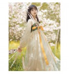 少女連身裙漢服刺繡長裙