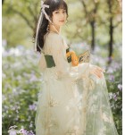 少女連身裙漢服刺繡長裙