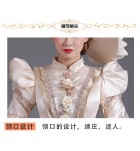 女裝晚禮服裙歐洲宮廷式舞臺演出服