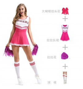Cosplay少女啦啦隊服舞臺演出服