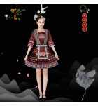 女裝民族風苗族舞蹈服