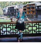 女裝民族風苗族少女套裝裙