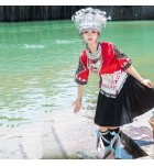 女裝民族風苗族少女套裝裙