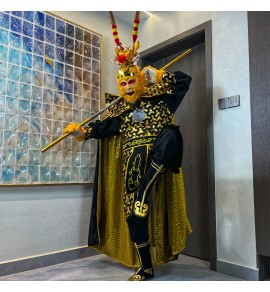 Cosplay黑神話悟空齊天大聖表演服全套