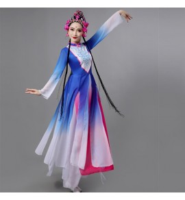 花旦京劇演出服黃梅戲服