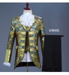 歐式宮廷裝男士三件套歌劇舞臺演出服