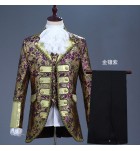 歐式宮廷裝男士三件套歌劇舞臺演出服