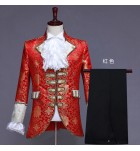 歐式宮廷裝男士三件套歌劇舞臺演出服