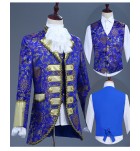 歐式宮廷裝男士三件套歌劇舞臺演出服