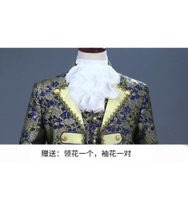 歐式宮廷裝男士三件套歌劇舞臺演出服