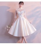晚裝禮服宴會中長款連身裙