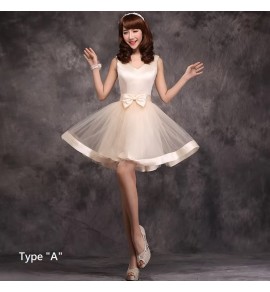 少女禮服裙粉色派對短裙