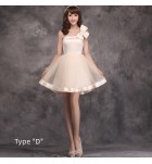 少女禮服裙粉色派對短裙