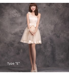 少女禮服裙粉色派對短裙