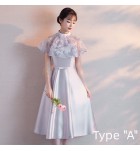 少女晚裝裙派對中長款連身裙