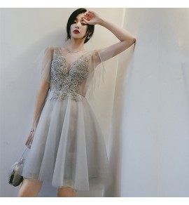 晚裝禮服性感V領派對短裙