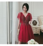 晚裝禮服性感V領派對短裙