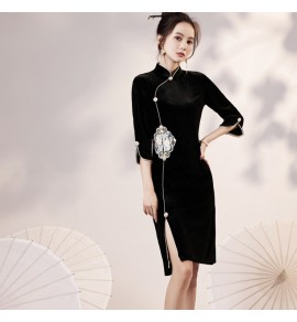 少女禮服連身裙改良旗袍