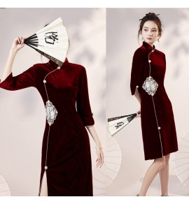 少女禮服連身裙改良旗袍