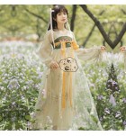 少女連身裙漢服刺繡長裙