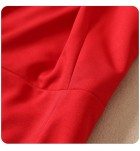晚裝禮服掛脖透視鏤空及膝裙
