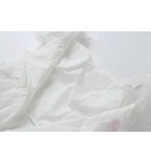 少女連身裙V領泡泡袖禮服裙