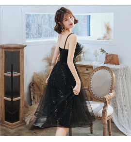 晚裝禮服吊帶抹胸派對裙