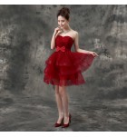 女裝禮服裙抹胸宴會短裙