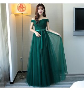 晚裝禮服裙網紗宴會長裙