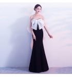 晚裝禮服抹胸宴會長裙