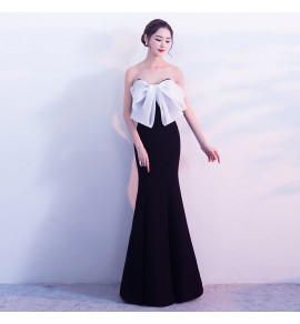 晚裝禮服抹胸宴會長裙
