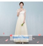 少女禮服裙浪漫花瓣宴會長裙