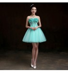 少女禮服裙抹胸派對短裙